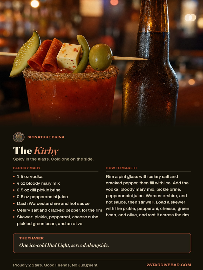 2 Star Dive Bar | Michigan | Bar and Grill | Restaurant | Craft Beer | Speciality Drinks 